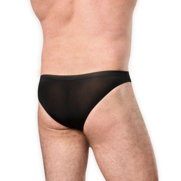 Slip met Open Kruis Zwart - One Size