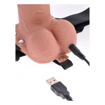 Holle Strap-On Dildo met Afstandsbediening - 18 CM