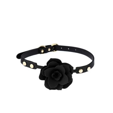 BDSM Gag Rose - Zwart