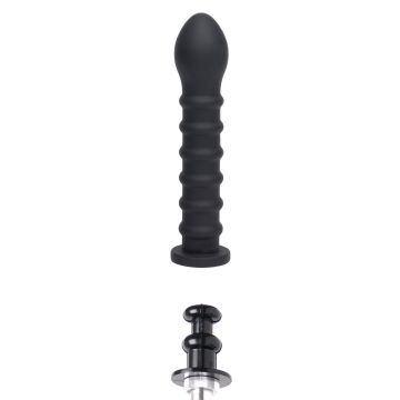 Easy-Lock Dildo Ribbed Dong 19 cm