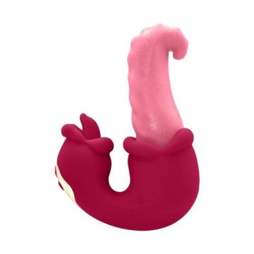 Teazers Dubbele Tong Vibrator - Roze