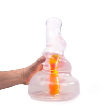 Dinoo Dildo Primal Trike Clear - 28 cm