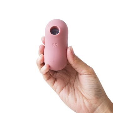 Satisfyer Cotton Candy Luchtdruk Vibrator - Rood