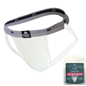 MM Jockstrap - Original Jock Collection - Tailleband 1 inch - Wit