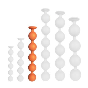 Anal Beads Bulby Butt L - Oranje