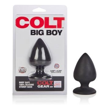 Colt- Zwarte naadloze siliconen buttplug