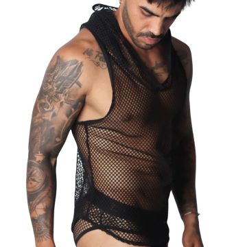Gigo Provocative Shirt Hoody - Zwart