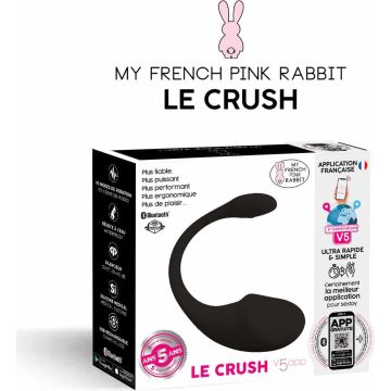 Vibrerend Eitje Clara Morgane Le Crush - Zwart