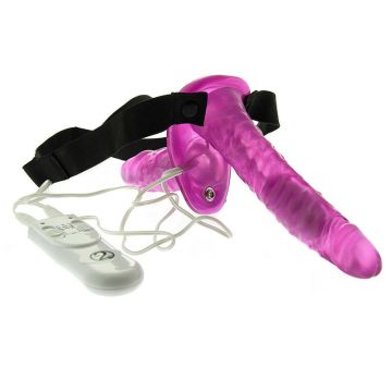 Vibrating Strap on Duo