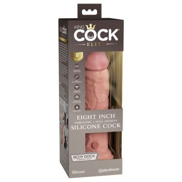 Realistische Didlo 2Density Vibrating Cock - Huidskleur
