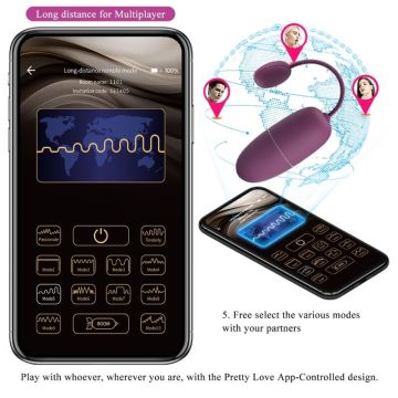 Vibrerend Eitje Met App Bediening NIMF Pretty Love