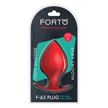 Buttplug F-63 Rattler Spade Large - Rood