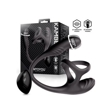 IntoYou Vibrerende Buttplug en Cockring met Afstandsbediening - Kamber