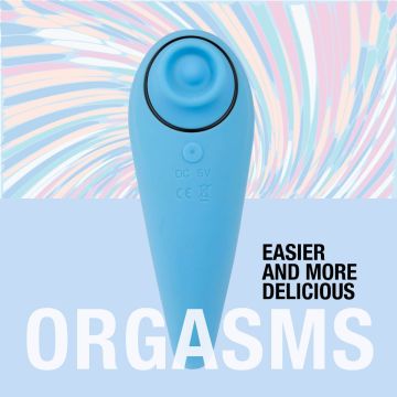Tapping en Tickling Vibrator - Blauw
