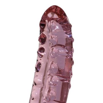 Roze Glazen Dildo Icicles No 24