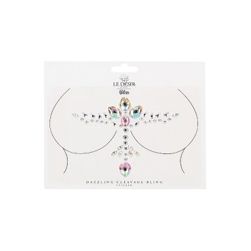 Dazzling Cleavage Bling Sticker