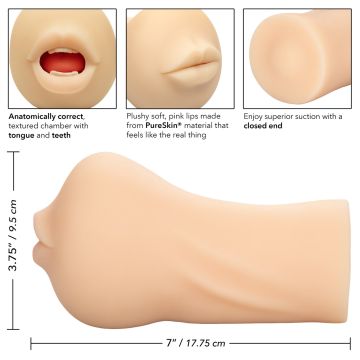 Realistische Masturbator Stroke It - Mouth