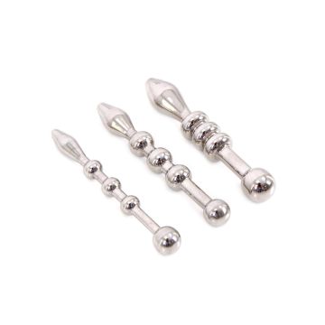 Kiotos Urethral Trainer Kit Penis Plug met Beads - 3 Stuks