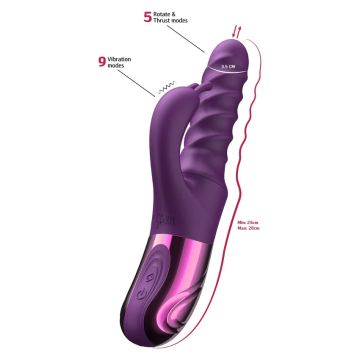 Rabbit Vibrator Swirl - Paars