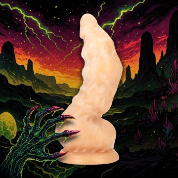 Monster Dildo Golden Alien Invader - Goud