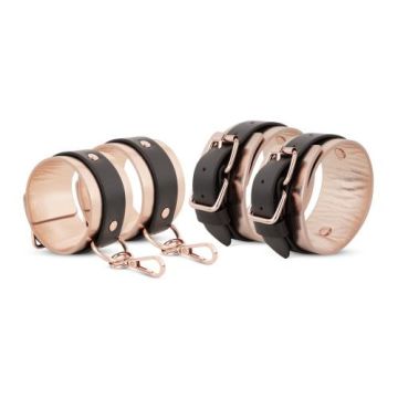 Rosy Gold Onder Matras Restraint Set - Zwart