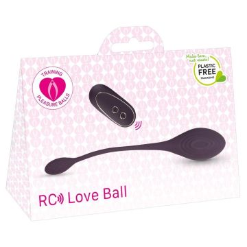 RC Single Vibrerende Love Ball - Paars