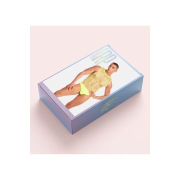 Pink Lipstick Body Visnet - Geel