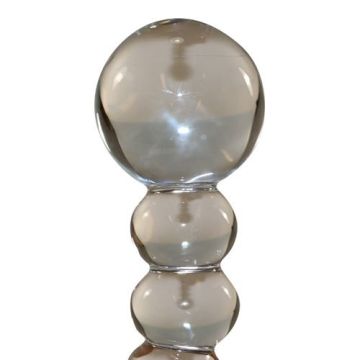 Bolvormige glazen dildo Icicles No 66