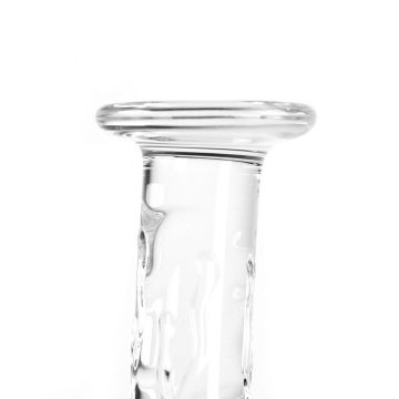 Kiotos Glazen Dildo Clear Penis Round - 19 cm