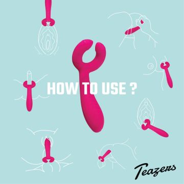 Teazers Pair Vibrator voor koppels
