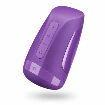 Satisfyer Men Heat Vibration Battery Series - Paars