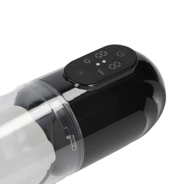 TechnoThrust Automatische Penispomp met Masturbator - Zwart