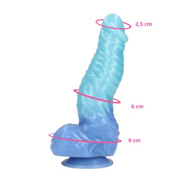 Monster Dildo Deep Sea Hydra - Blauw