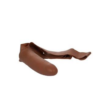 Latex Dildo Masker - Bruin