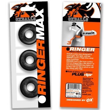 3-Pack Cockringen Ringer Max Oxballs