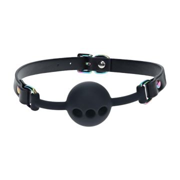Siliconen Ball Gag Venice Collection - Zwart-siliconen-ball-gag-venice-collection-zwart-5.jpg