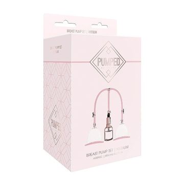 Borstpomp Set Medium - Rose Goud