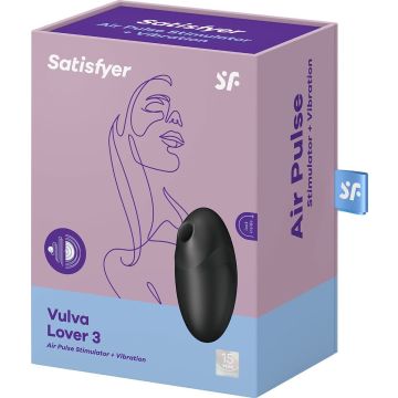 Satisfyer Vulva Lover Clitoris Stimulator - Zwart