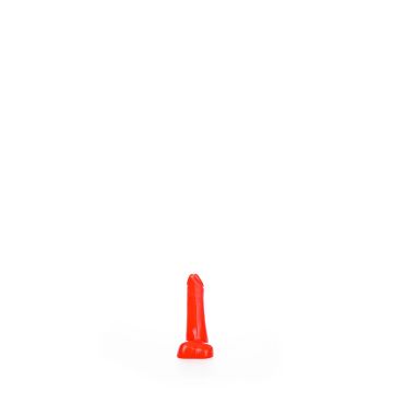All Black Bernard Dildo Rood - 9 cm