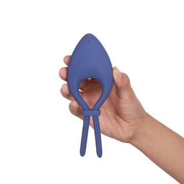 Satisfyer Vibrerende Cockring Bullseye - Blauw