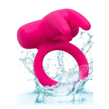Oplaadbare Vibrerende Cockring Triple Clit