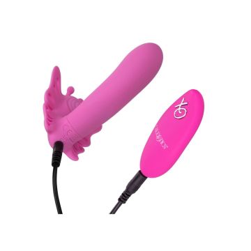 Op Afstand Pulserende Venus G Rabbit Vibrator - Roze