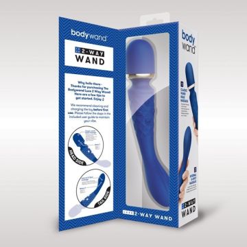 Bodywand - Luxe 2-Way Wand Large Blauw