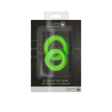 Cockring Set 2 - Neon Groen