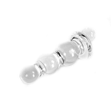 Kiotos Glazen Dildo Twister Transparant - 17.5 cm