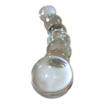 Bolvormige glazen dildo Icicles No 66