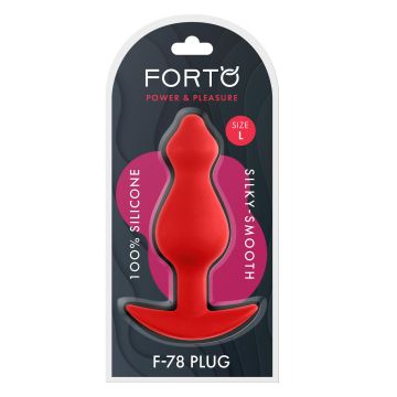 Buttplug Forto F-78 Large - Rood