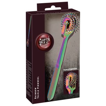 Pinwheel Rainbow Triple
