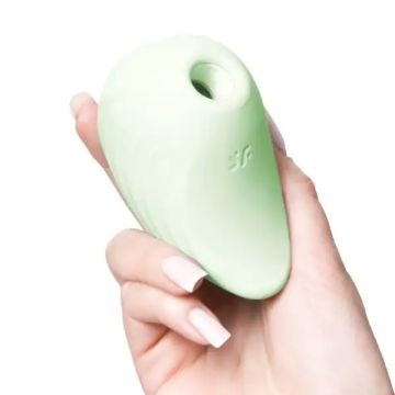 Satisfyer Pearl Diver Luchtdruk Vibrator - Mintgroen