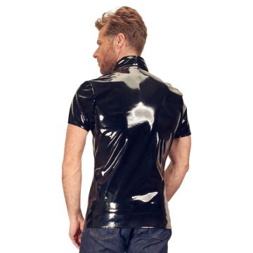 Lak Polo voor Mannen - Zwart